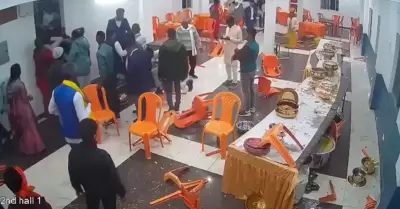 Pelea en fiesta de bodas por falta de postres.