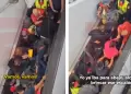 Cuidado! 12 personas heridas tras cada en escaleras elctricas en una estacin de Lnea de Metro