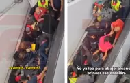 ¡Cuidado! 12 personas heridas tras caída en escaleras eléctricas en una estación de Línea de Metro