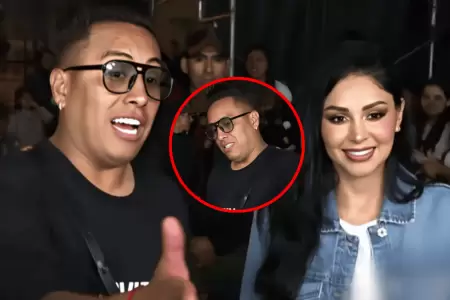 Christian Cueva estall ante la prensa