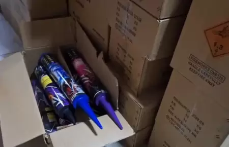 PNP incauta pirotcnicos en VMT