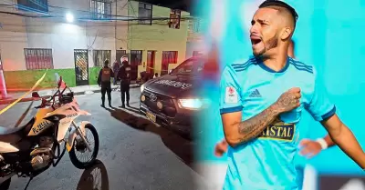 Balean casa del exfutbolista 'Pato' Arce.