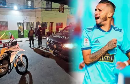 Balean casa del exfutbolista 'Pato' Arce.