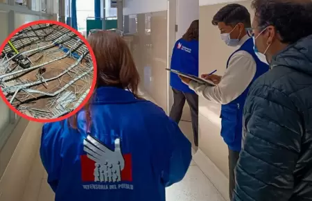 Defensora del Pueblo supervisa atencin a heridos de colapso de coliseo en Puno
