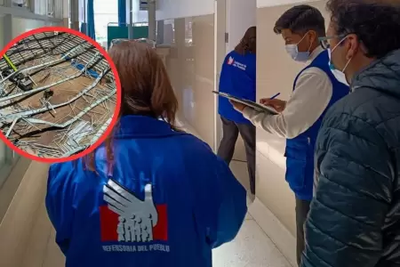 Defensor�a del Pueblo supervisa atenci�n a heridos de colapso de coliseo en Puno