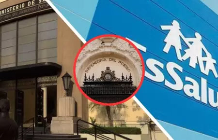 Defensora del Pueblo observa acciones del Minsa y EsSalud por desabastecimiento