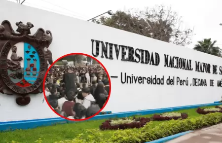 San Marcos se pronuncia tras show polmico durante celebracin estudiantil
