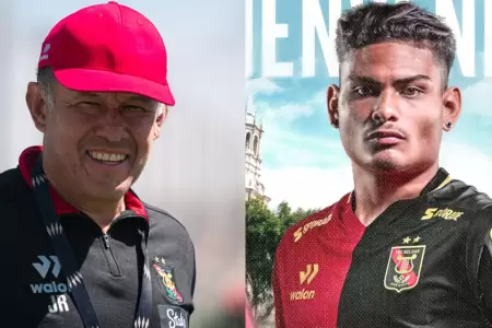 Juan Reynoso saluda del fichaje de Jeriel de Santis por Melgar.