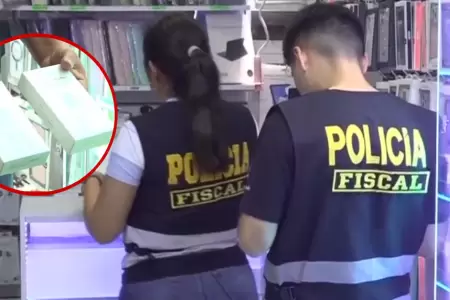 PNP incauta productos de dudosa procedencia en Miraflores