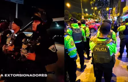 PNP, FFAA y serenazgo en megaoperativos de control territorial en Lima Sur.