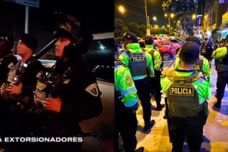 PNP, FFAA y serenazgo en megaoperativos de control territorial en Lima Sur.