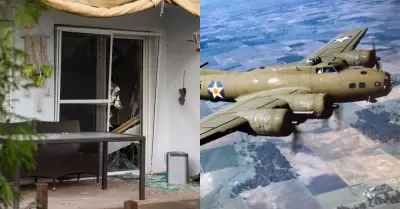 Bomba de la II Guerra Mundial caus� estragos en una peque�a ciudad.