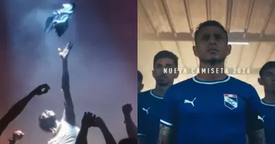 Cristal present su camiseta para la temporada 2026.