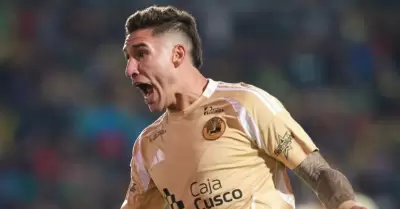 Facundo Callejo le dio el gol de la clasificaci�n a Cusco FC.