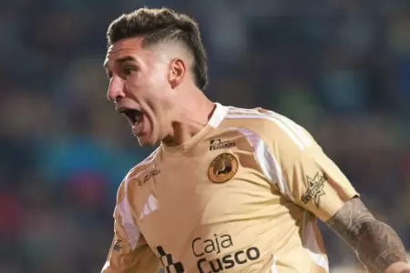 Facundo Callejo le dio el gol de la clasificaci�n a Cusco FC.