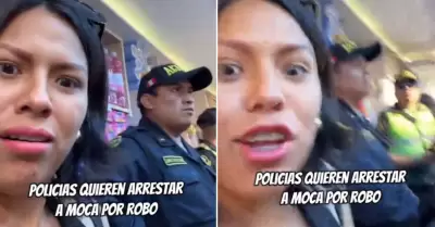 Polic�a interviene a tiktoker Moca