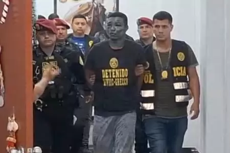 Polic�a captura a presunto sicario en SJL