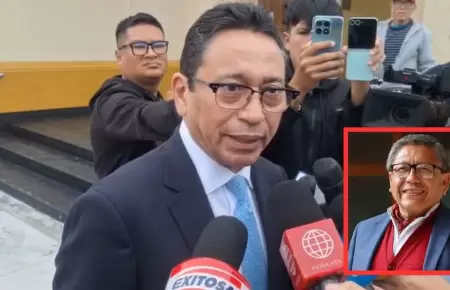 Abogado de Ciro Castillo evita responder sobre paradero de gobernador del Callao