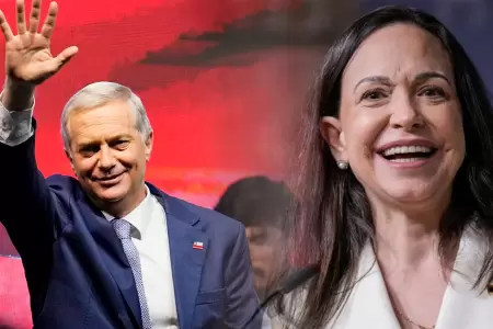 El mensaje de Mar�a Corina Machado a Jos� Antonio Kast.