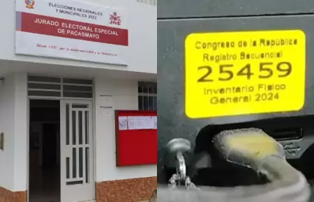 JEE Pacasmayo emiti� informe por c�mara del Congreso usada en mitin fujimorista.