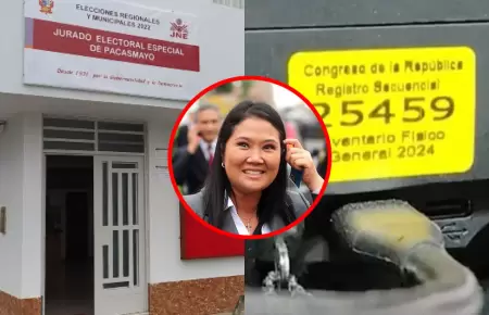 JEE Pacasmayo emiti� informe por c�mara del Congreso usada en mitin fujimorista.