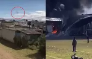 Trágico accidente: Avión privado se estrelló en una zona industrial, dejando varias personas fallecidas