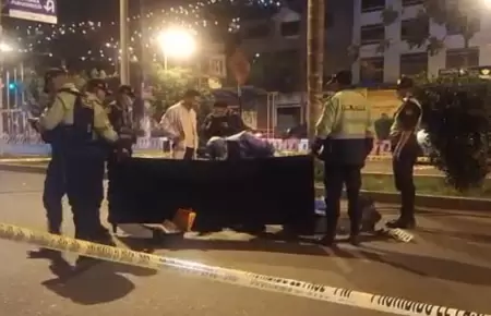 Ate: Joven muere atropellado cuando iba a un intercambio de regalos