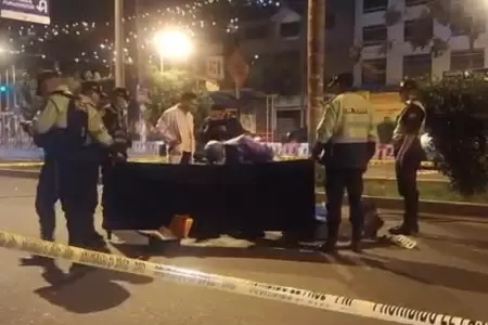 Ate: Joven muere atropellado cuando iba a un intercambio de regalos