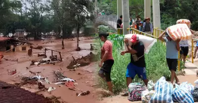 Desborde de r�o en Bolivia deja fallecidos y damnificados.