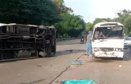 Colisi�n entre dos buses deja m�s de 20 heridos en Puente de Las Am�ricas: Investigan las causas del accidente