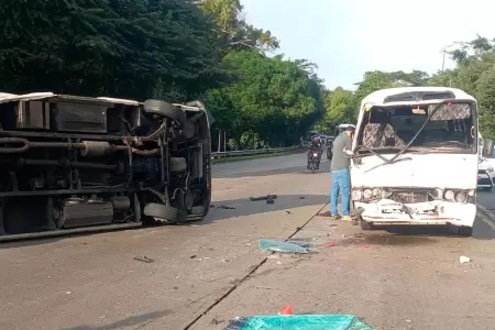 Accidente en el Puente de las Am�ricas.