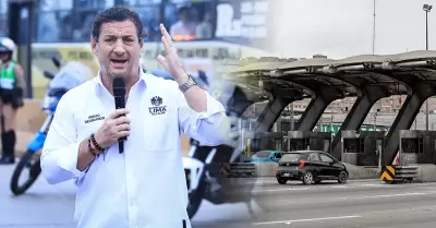 Alcalde de Lima Renzo Reggiardo descarta reactivaci�n de cobro de peajes.