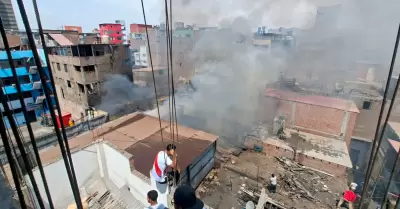 Incendio en La Victoria.