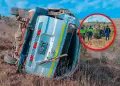 Accidente en Otuzco: Combi cae m�s 300 metros y deja a cuatro muertos y ocho heridos