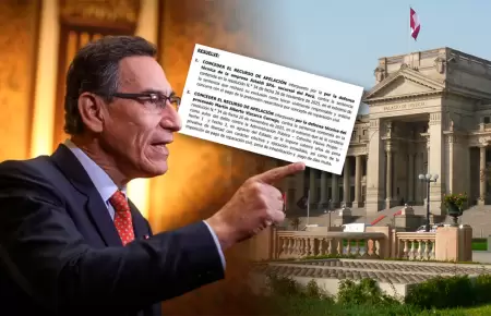 Vizcarra logra que PJ atienda su recurso de apelaci�n.