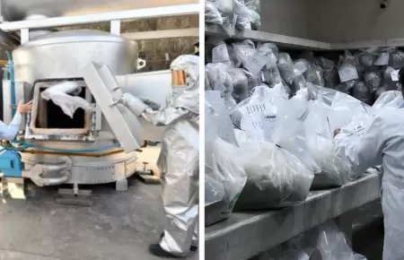 55.6 toneladas de droga decomisada fueron incineradas en 2025