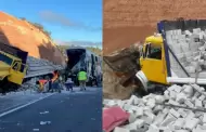 Accidente Fatal: Colisi�n entre bus y cami�n de carga deja dos personas fallecidas y m�s de 20 heridos