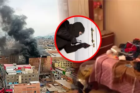 Ladrones aprovecharon el p�nico para entrar a robar en las habitaciones.