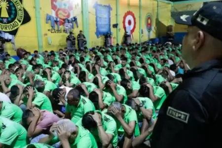 Operativo policial al interior del penal de Pucallpa