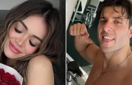 Mayra Go�i es ampayada con Rodrigo Brand