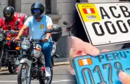 ¡Atención motociclistas! Desde HOY es obligatorio el uso de placas con chip para motos en el Perú