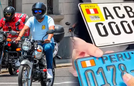 Hoy entra en vigencia el uso de placas con chip para motos.