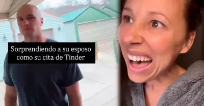 Hombre va a cita de Tinder y encontr� a su esposa.