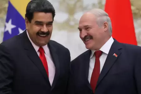 Nicol�s Maduro y Alexander Lukashenko