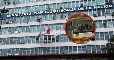 Fiscal�a inicia diligencias preliminares tras ataque contra bus en SMP