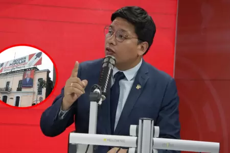 Ilich L�pez cuestion� decisi�n del JNE con internas de Acci�n Popular.