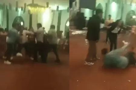 Fiesta de promoci�n en �ncash termina en fuerte pelea