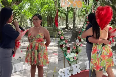 Lis Padilla oficializa su relaci�n con Tania Pinedo en rom�ntica declaraci�n