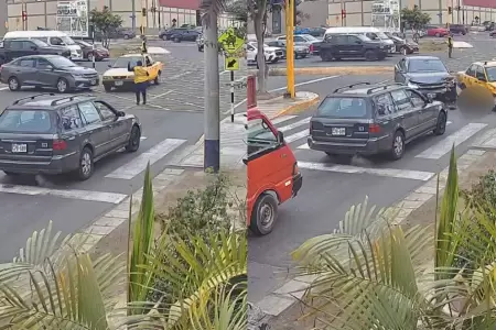 Inspectora municipal fue atropellada en V�a Expresa Sur en Surco.