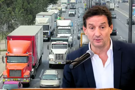Alcalde de Lima plantea que camiones y veh�culos de carga pesada solo transiten